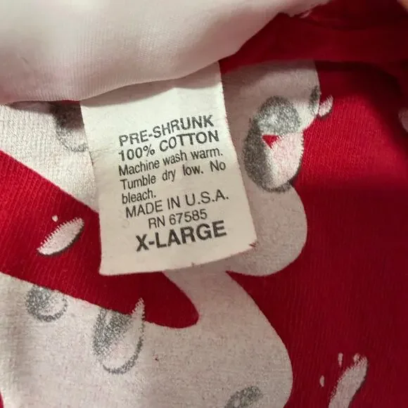 Vintage Coca Cola Big Print Shirt Men's Extra Large Red 1994 Promo Cola Soda Pop - Picture 8 of 11